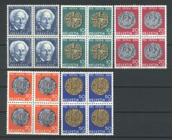 1964, Pro Patria, Viererblöcke, ohne Falz **