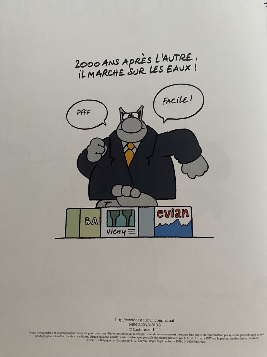 Fumetti: Le Chat 1999,9999 - Philippe Geluck – Usato da Schwarzenburg venduto da Michellu 3