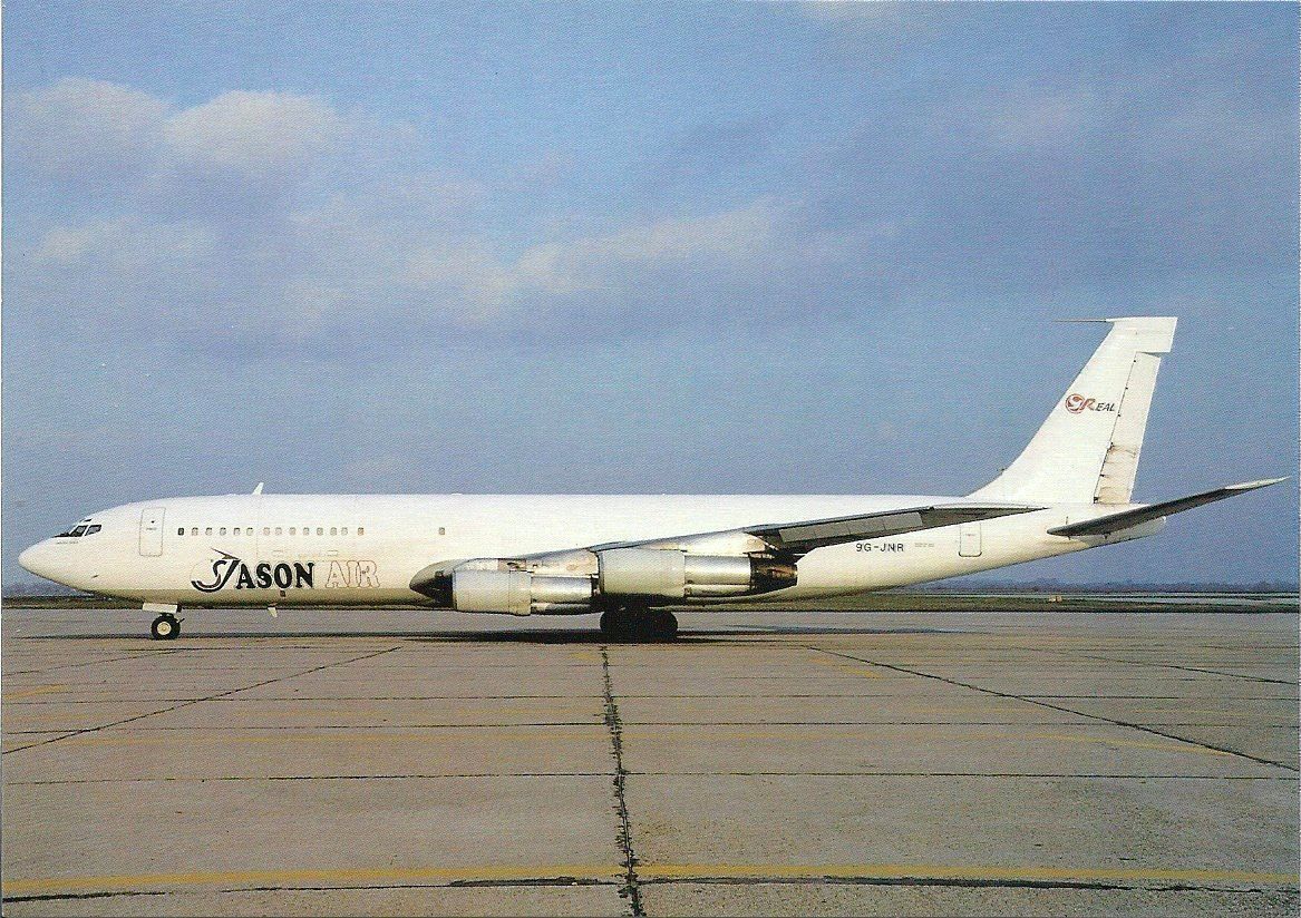 Cartes postales: Jason Air B707-324C – Neuf avec emballage d'origine à Thun par Abigboss