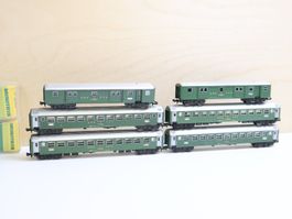 Minitrix 6 x SBB Personenwagen - Set