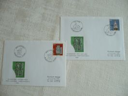 1984 Bundesfeier Sonderstempel Appenzell & Sion