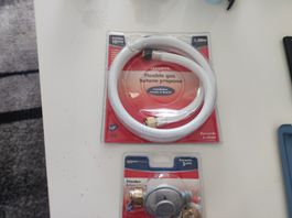 Détendeur et tuyaux gaz grill