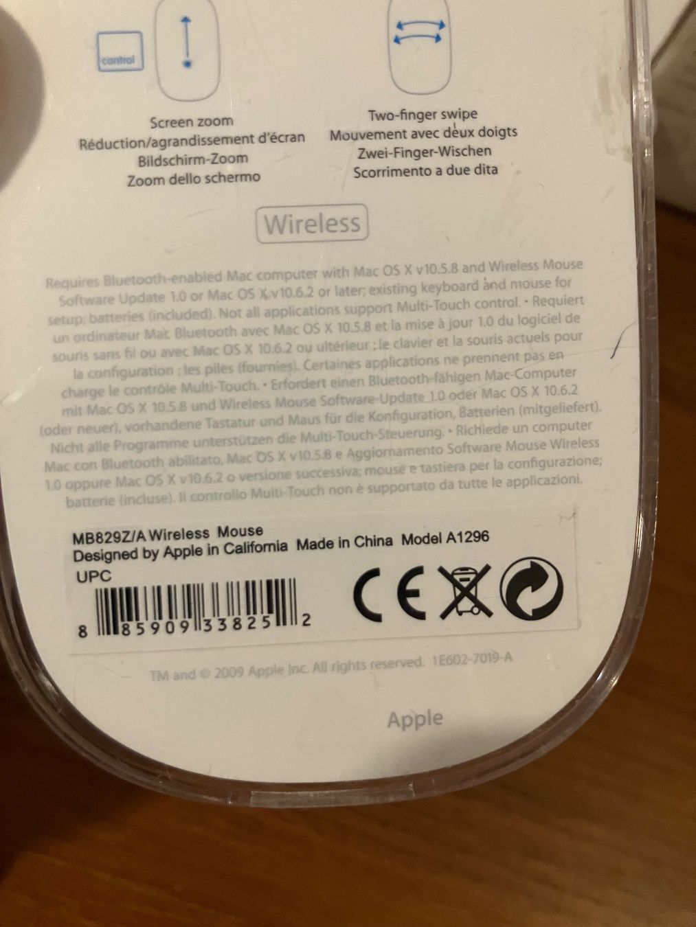 Apple Souris: Apple Magic Mouse neuwertig – Neuf (Voir description) à Zürich par hernen 2