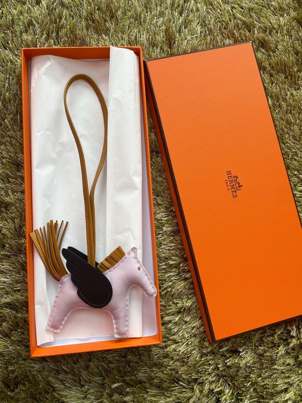 Hermès Portachiavi: Original Hermes Rodeo Pegasus Pegase Neu – Nuovo e nell'imballaggio originale da Baar venduto da Axel_Fooly
