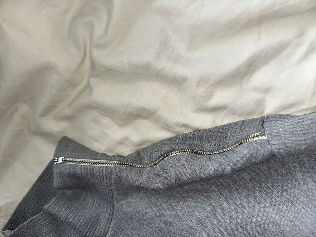 Zara Maglioni & Felpe: Zara Strickpullover mit Hemdeinsatz, Grösse M, Grau! – Nuovo (secondo la descrizione) da Köniz venduto da lar_m9xk 1