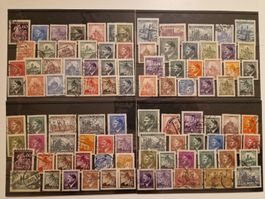 Deutsches Reich Briefmarken Lot Böhmen und Mähren