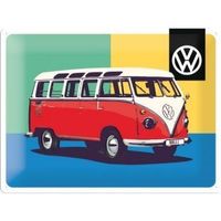 Blechschild 3D-VW BULLI T1 POPART SPEC- 30 x 40 cm