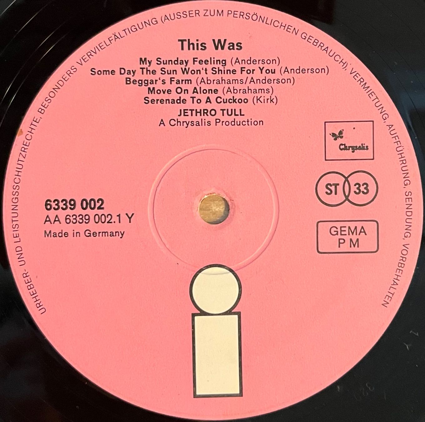 Schallplatten: JETHRO TULL - THIS WAS - 33 Tours – Gebraucht aus Bussigny von vinyl-pas-cher 4