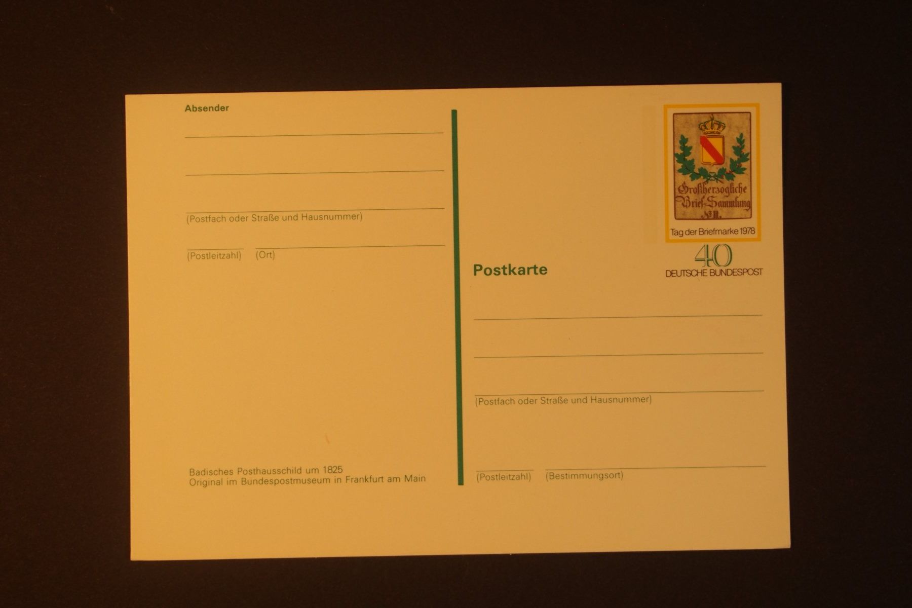 Tutti i francobolli: 1978 Postkarte Deutsche Bundespost – Usato da Solothurn venduto da and_fxw5