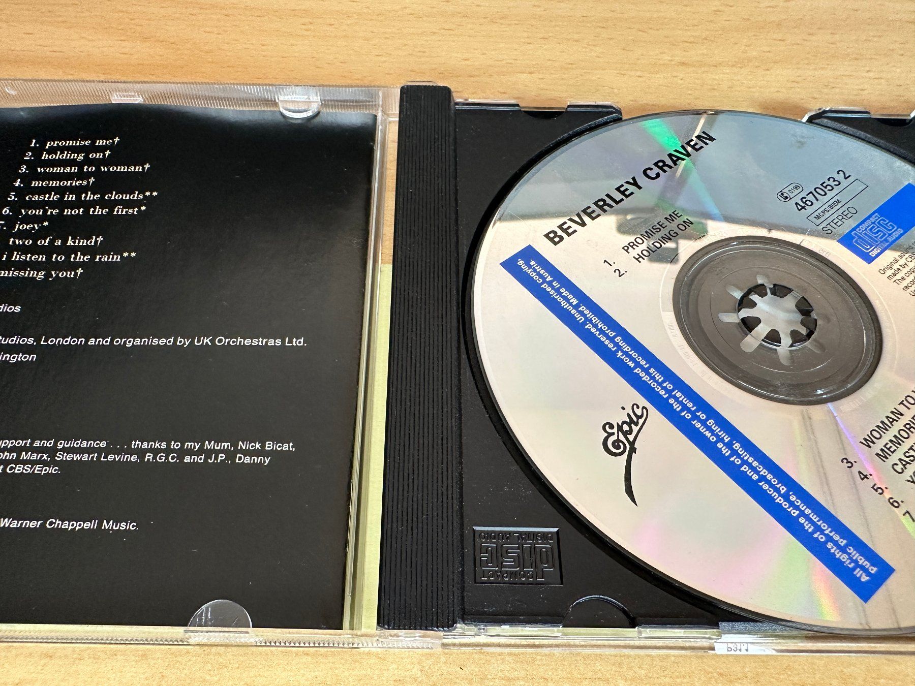CDs: Beverley Craven – Beverley Craven. – Gebraucht aus Rikon im Tösstal von Alpenmutz 2