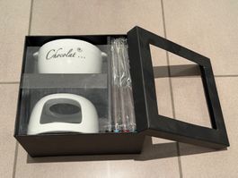 Service à fondue chocolat neuf dans sa boîte