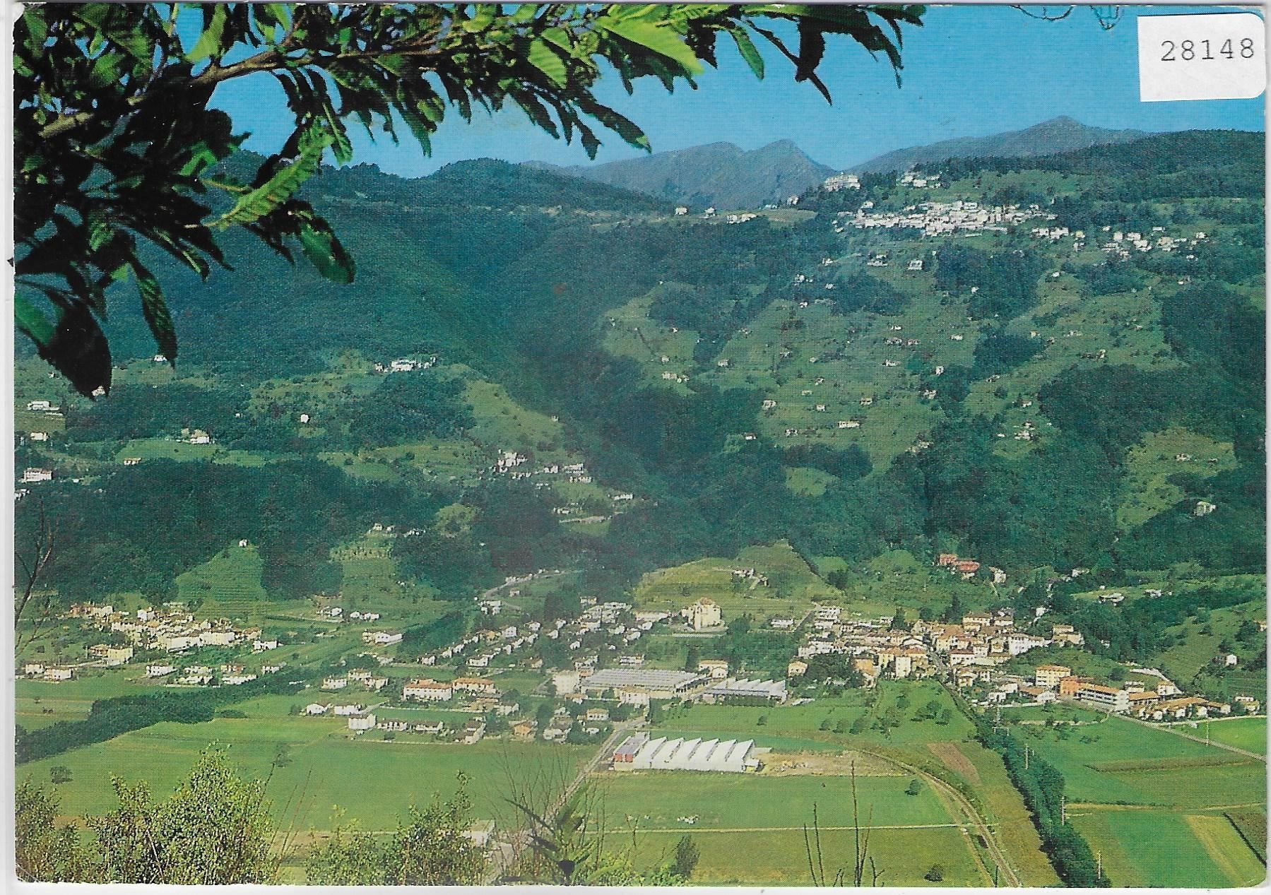 Cartoline postali: Bioggio TI - Vue generale – Usato da Ettingen venduto da Kartenplanet