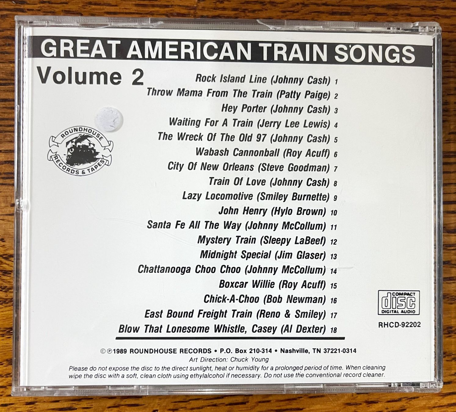 CDs: GREAT AMERICAN TRAIN SONGS - Volume 2 CD – Gebraucht aus Oftringen von Vucki 1