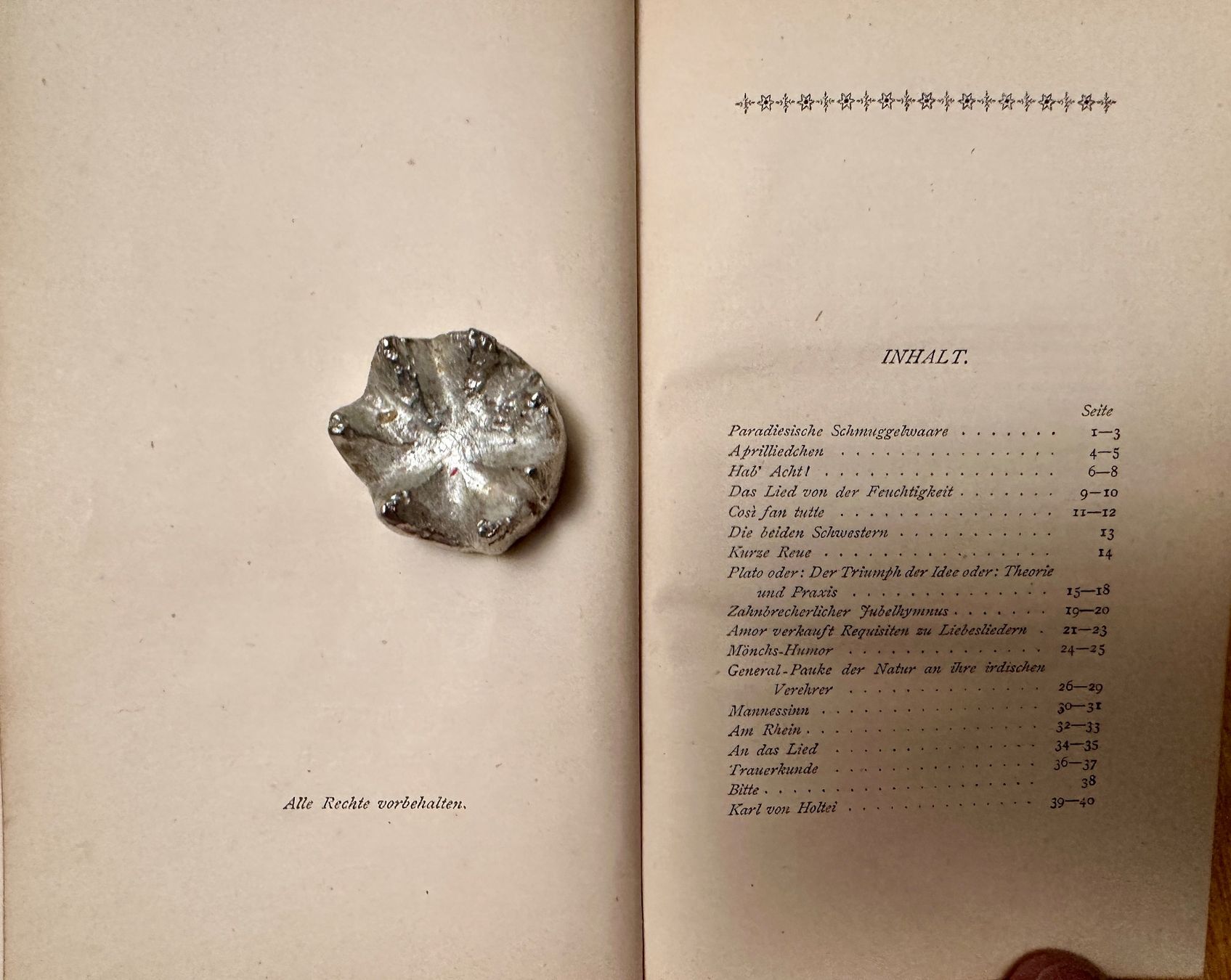 Libri: Edwin Bormann: Schelmenlieder. 1883 – Usato da Zürich venduto da allp 2