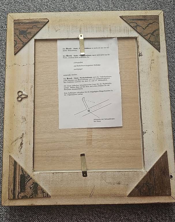 Bilderrahmen: Barock-Wechselrahmen – Neu und originalverpackt aus Uzwil von sousse73