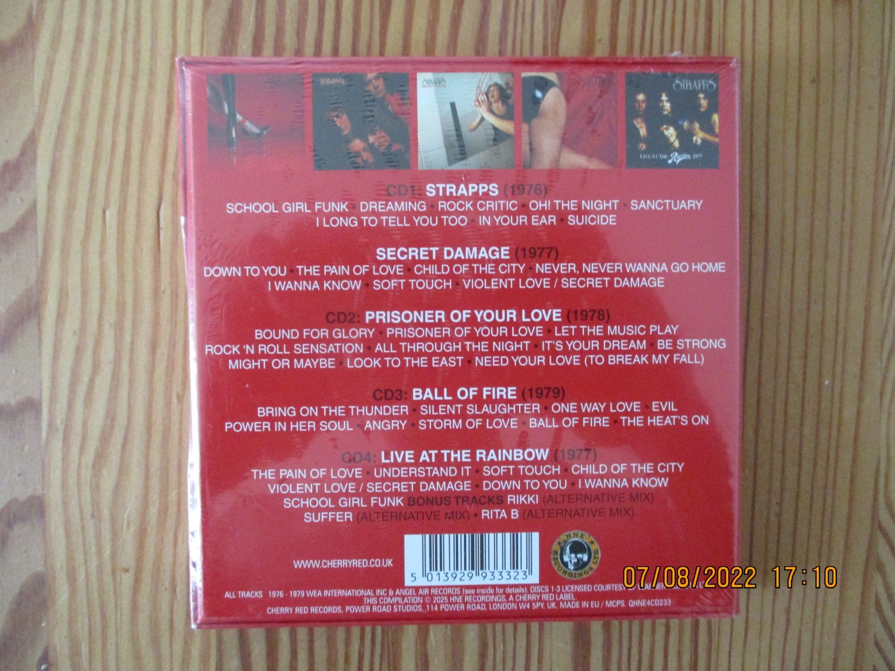CDs: Strapps -  Bound For Glory - Complete Recordings 1976-1979 – Neu und originalverpackt aus Liestal von Disc-Point 1
