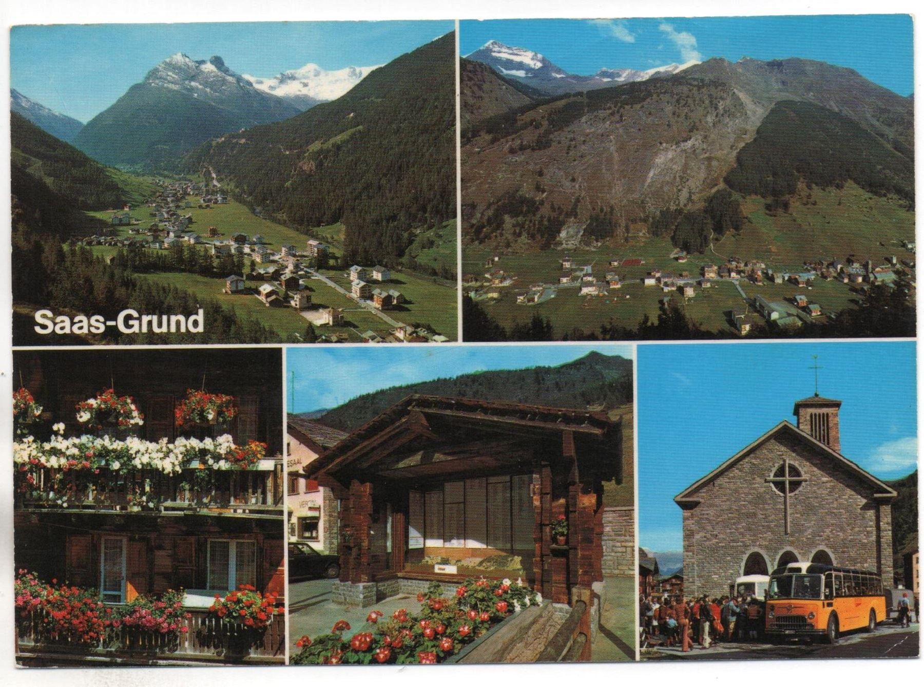 Cartes postales: SAAS-GRUND Postauto – Neuf (Voir description) à Jona par philajona