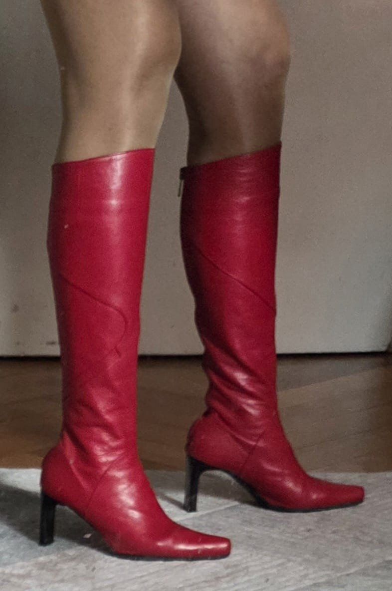Madeleine Damenschuhe: Bottes en cuir Madeleine. – Gebraucht aus Neuchâtel von wikit 1