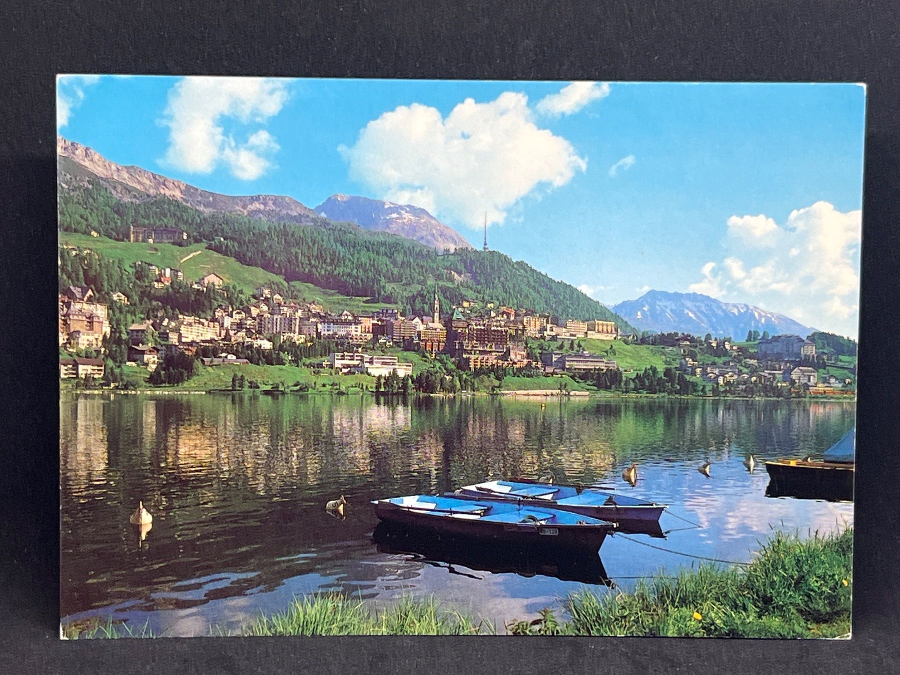 Cartoline postali: St. Moritz, 1856 m ü.M. Engadin, Schweiz – Usato da Widnau venduto da Brusi9