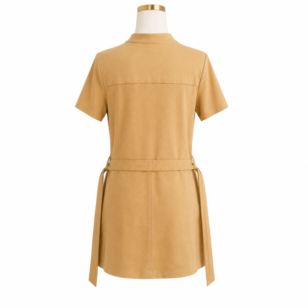 Zara Vestiti: ZARA Kleid Camel Beige S 36 mit Bindegürtel | Midikleid – Nuovo (secondo la descrizione) da Aarberg venduto da LovelyThings_ 5
