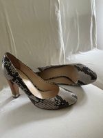 Guess Schlangenmuster Pumps, Holz Absatz, Gr. 37