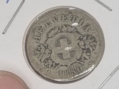 Tutti le monete: 20 rappen 1850 mit Wappen – Usato da Bure venduto da chap981 1