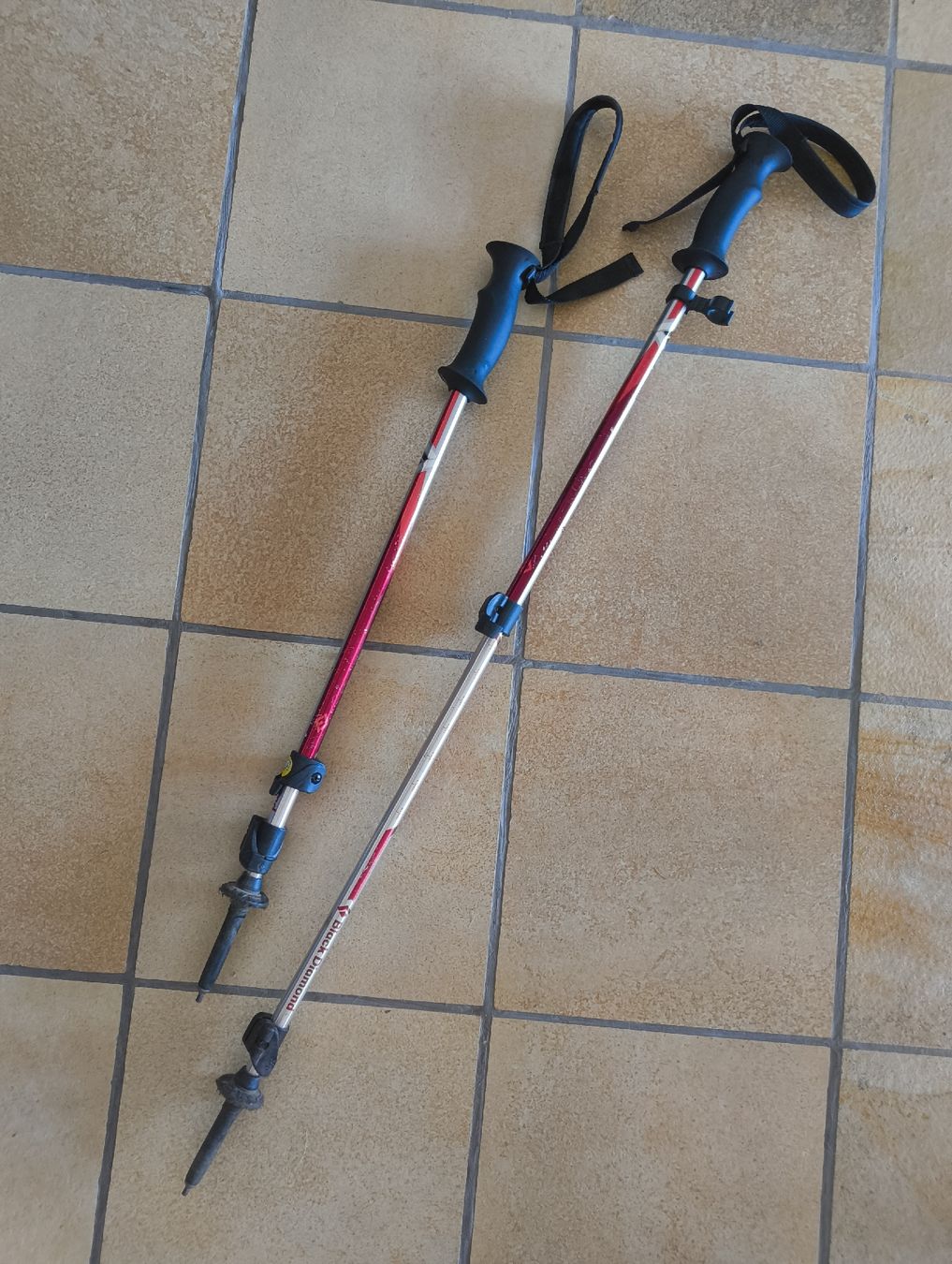 Black Diamond Bastoncini da trekking: Black Diamond Wanderstöcke faltbar  – Usato da Stein am Rhein venduto da DaOhana 1