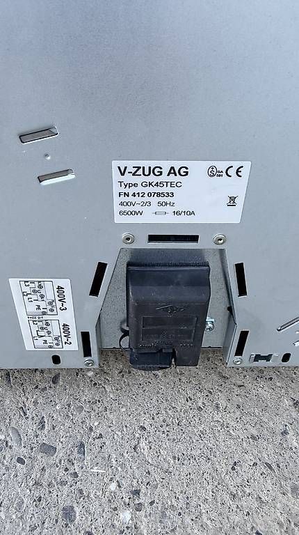V-Zug Cucine: Kochfeld V-Zug Toptronic – Usato da Künten venduto da buli76 2