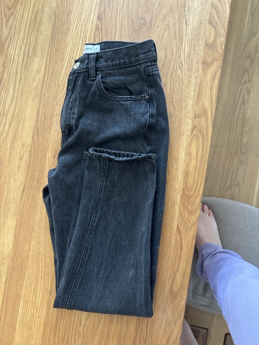 Pull&Bear Pantaloni: Jeans Pull&Bear grigio scuro, taglia 38 - perfetti! – Usato da Birsfelden venduto da lombardiA 2