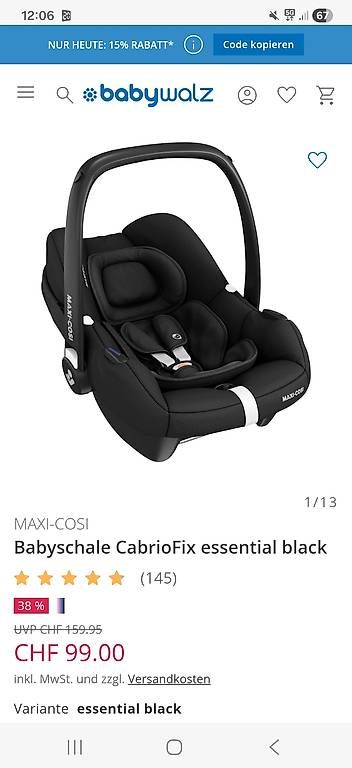 Seggiolini per auto: Babyschale neu – Usato da Therwil venduto da cag_jy2h 2