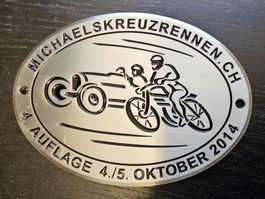 Plakette Michaelskreuzrennen 4. Auflage 4./5. Oktober 2014