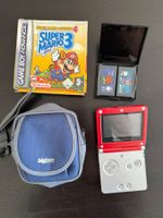 Nintendo Game Boy Advance SP Mario Edition with games