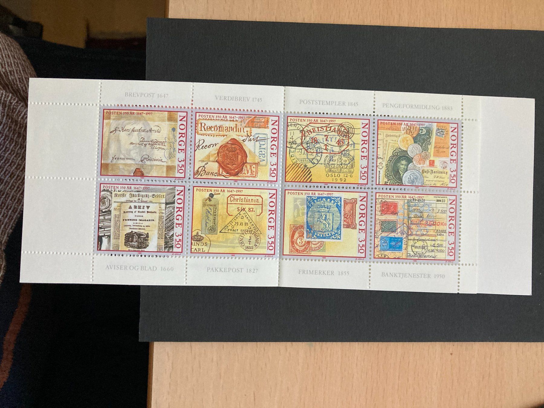 Tutti i francobolli: Norwegen 1997 Markenheftchen 350 Jahre Post postfrisch – Nuovo (secondo la descrizione) da Liestal venduto da schnueps