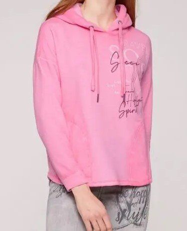 [Verschiedenes Produktsortiment!] SOCCX Hoodie Pulli Pullover Sweat m. pink Print auf | Kaufen 44 XXL Ricardo Shirt