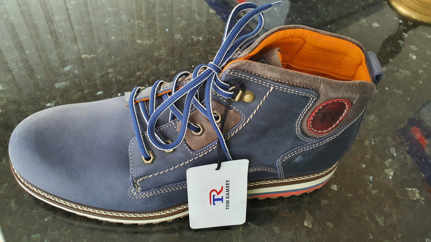 Herrenschuhe: Leder Komfort Boots Marke Tom Ramsey – Neu und originalverpackt aus Dietikon von Jion11
