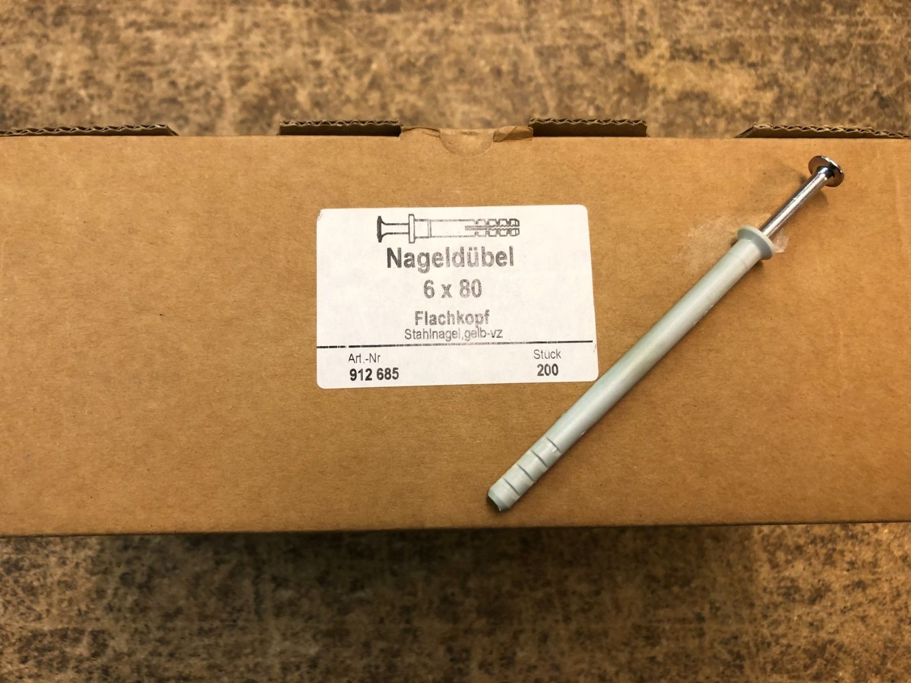 Tutti gli attrezzi: Nageldübel KMT 6x80/50 mm – Nuovo e nell'imballaggio originale da Wagen venduto da Aloeveragold