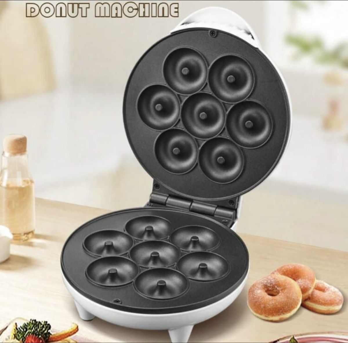 Elettrodomestici da cucina: Mini Donut Maker, neu, für 7 Donuts auf einmal! – Nuovo e nell'imballaggio originale da Emmenbrücke venduto da engueteDeal 3