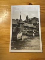 Carte postale ancienne St. Luzern, Spreuerbrücke, Vente d'ét