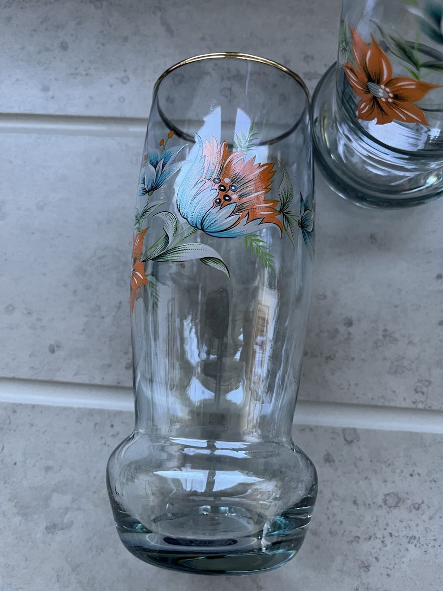 Verres: Verres vintage floral – D'occasion à St. Prex par Nikolletta 9