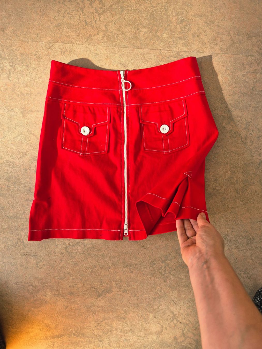 Röcke: ROCK JUPE ROT VINTAGE 6 36 S , TOP ZU WESTE ODER MARC AUREL – Neu (gemäss Beschreibung) aus Elsau von the-colorful-side 9