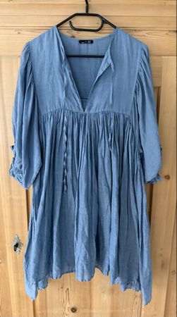 E…Due, Leinen Tunika, graublau, Gr. M