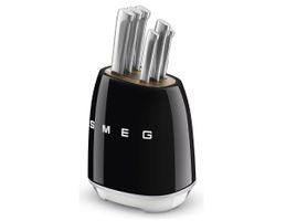 SMEG Messerblock-Set, schwarz (26072613Z)