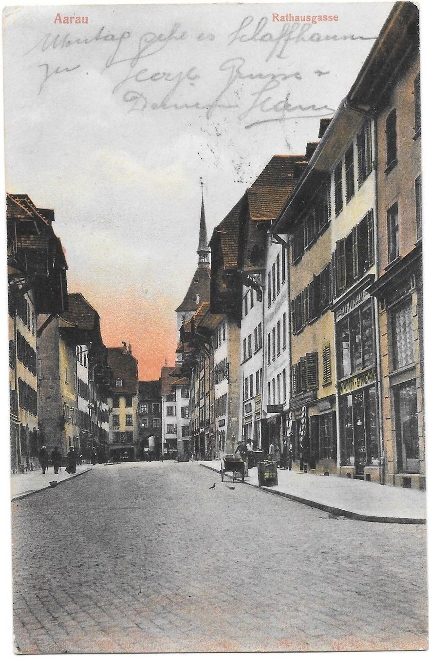 Cartes postales: Aarau Rathausgasse – D'occasion à Olten par clotaldi