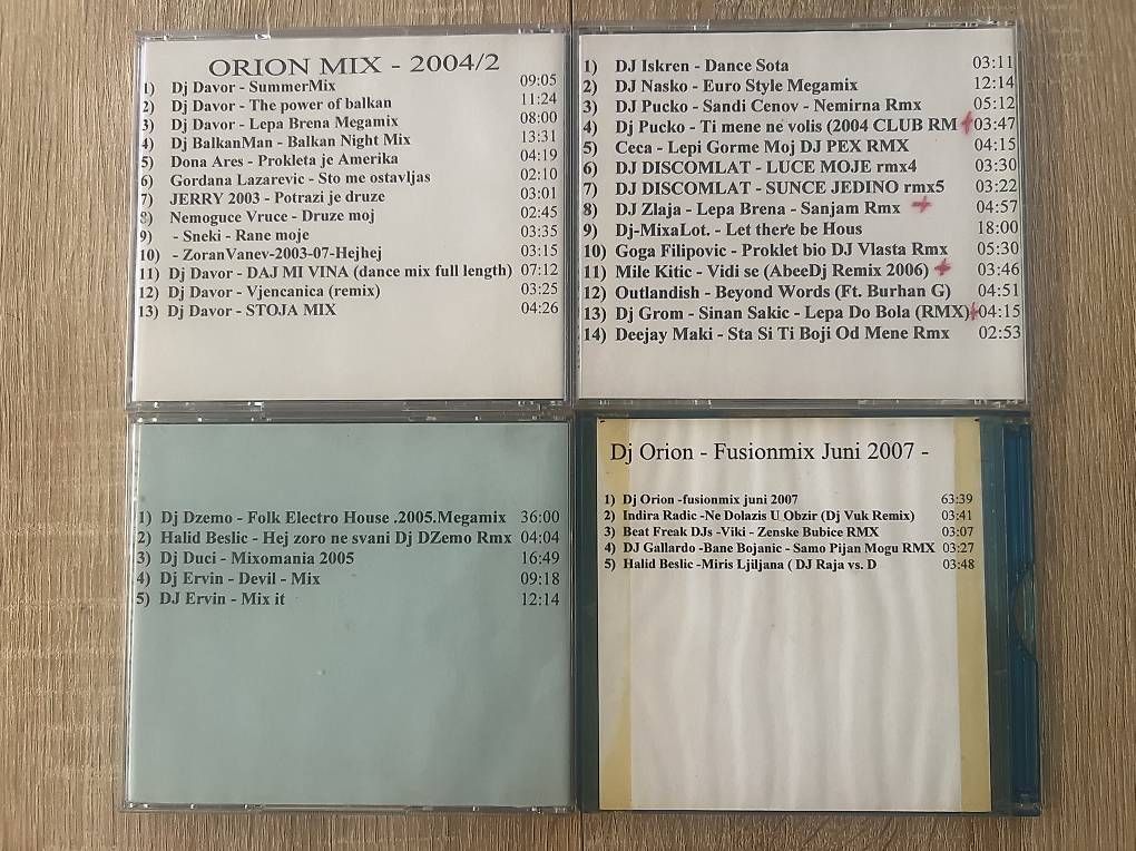 CD: Balkan Megamix x Remix 4 rare 4 cds – Usato da Zofingen venduto da Kolega01 1
