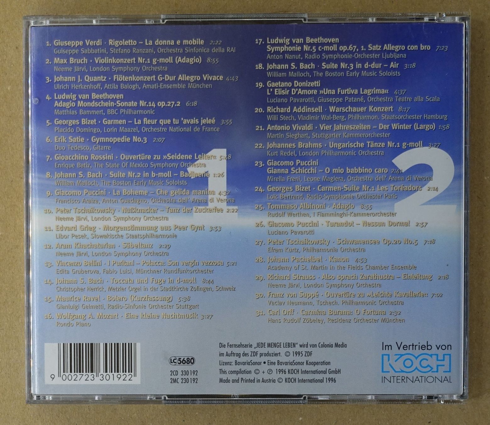 CD: Jede Menge Klassik (2 CDs) - F24 – Usato da Sessa venduto da fraenklishop 1