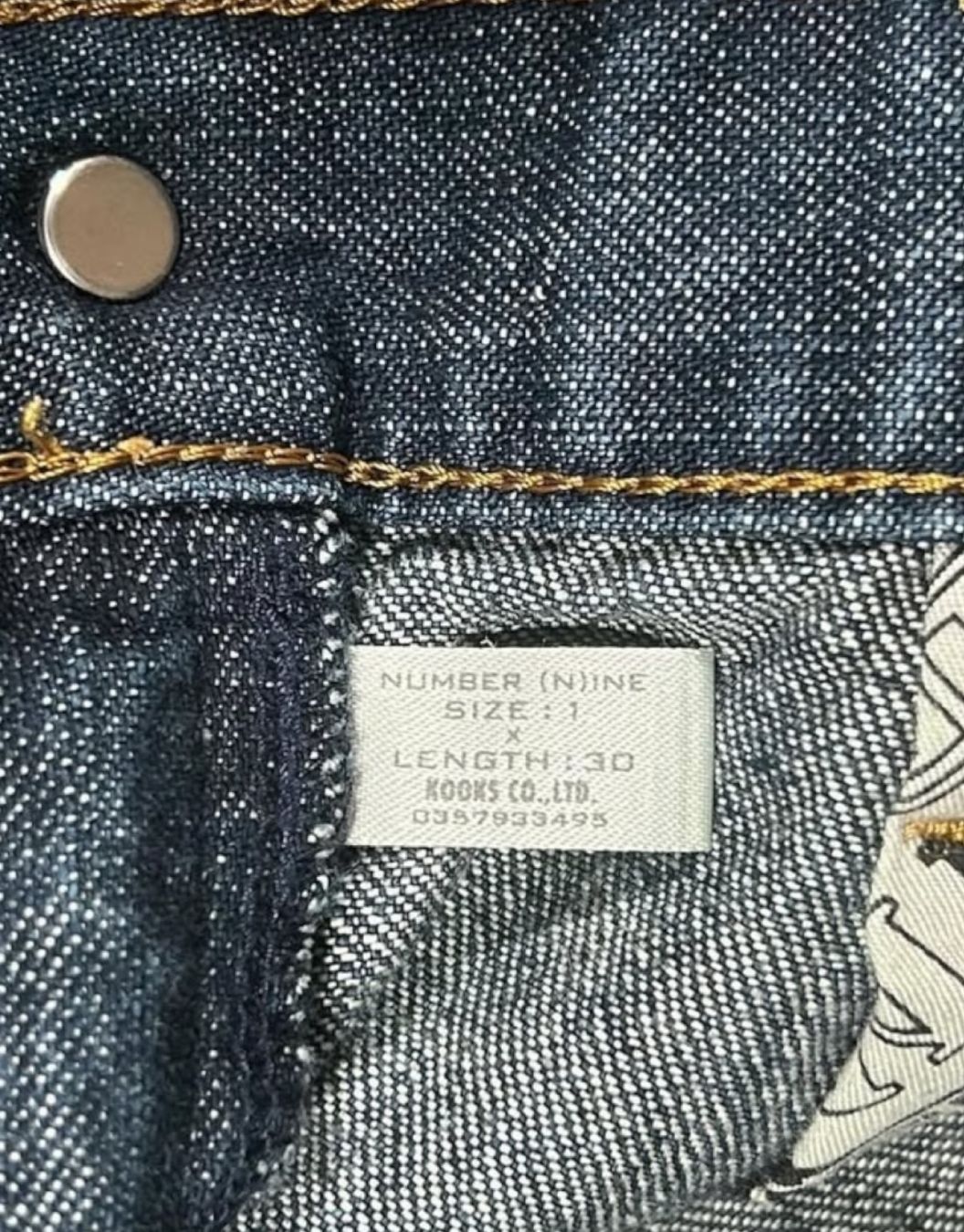 Jeans: Number (N)ine SS02 Patch Washed Denim – D'occasion à Thierachern par n.webl 5