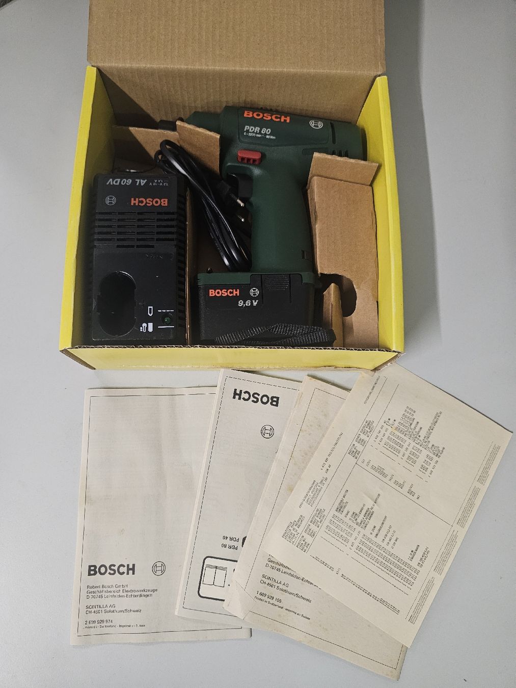 Bosch Tutti gli attrezzi: BOSCH PDR 80 Akku Schlagschrauber 9.6V – Nuovo (secondo la descrizione) da Meisterschwanden venduto da Luluku 1
