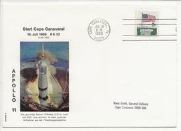 Apollo 11 Start zur Mondlandung 1969 Cape Canaveral Saturn