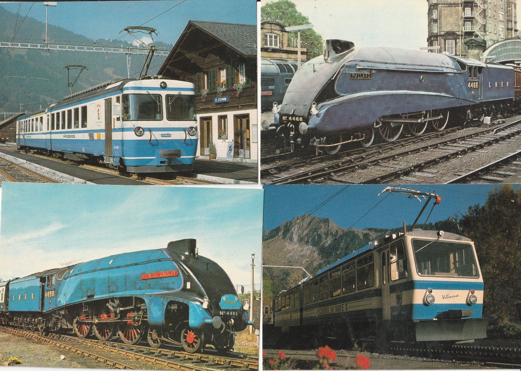 Ansichtskarten: 20 Karten. Diverse Bahnen – Gebraucht aus Lumbrein von made02