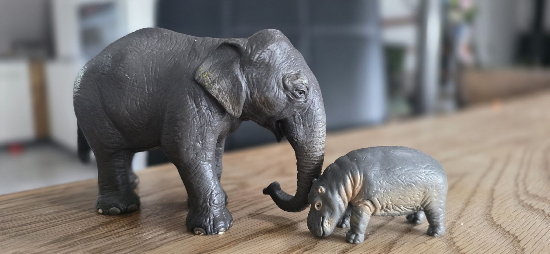 Schleich Spielzeuge: Schleich Elefant und Nilpferd – Gebraucht aus Wettingen von dlililou 1